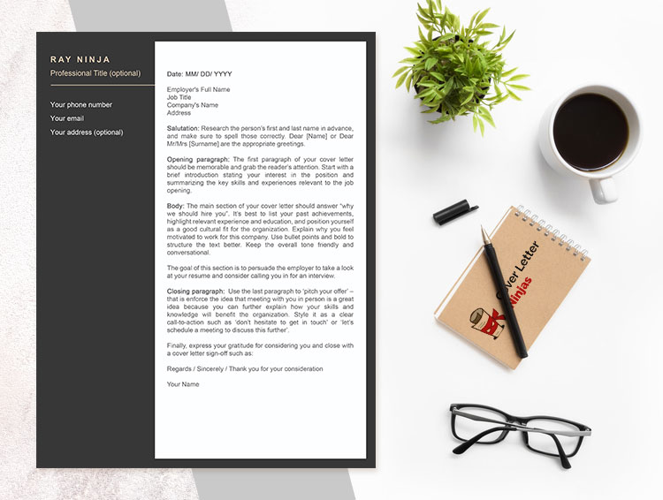 elegant cover letter template