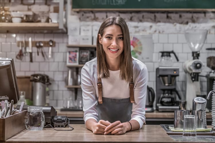 summer job at a coffee shop